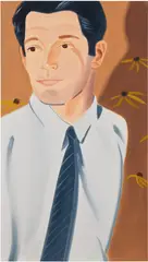 Alex Katz, William, from White Shirt, 2021, Archival pigment print in colors, on Innova Etching Cotton Rag paper, the full sheet