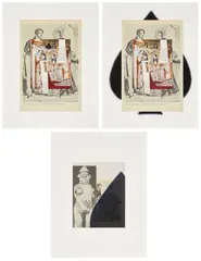 Fred Wilson, The Queen of Spades, 2016, The complete set of three pigment prints in colors, on Hot Press paper, with full margins, with title page and text by Aleksandr Pushkin, all loose (as issued), all contained in the original light-green cloth-covered folio