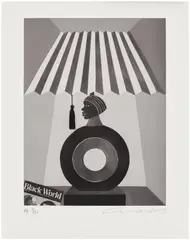 Derrick Adams, Under The Soft Light, from Rush 20th Anniversary Print Portfolio, 2015, Inkjet print, on wove paper, with full margins