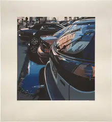 Richard Estes, Post Office, 33rd and 8th, 2004, Woodcut in colors on Japanese paper
