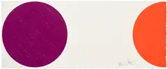 Ferric Ammonium Citrate, from 40 Woodcut Spots by Damien Hirst, 2011, Woodcut in colors, on Somerset paper, the full sheet, sold Jun 2026