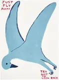 David Shrigley, Just Fly Away, 2023, Screenprint in colours, on Somerset paper, the full sheet
