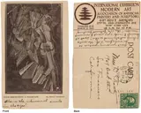 Marcel Duchamp, 'Nude Descending a Staircase,' Postcard for the Armory Show, 1913, Offset lithograph in colors, on postcard, with full margins