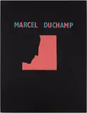 Marcel Duchamp, Poster after Self-Portrait in Profile (S. 565b), 1959, Screenprint in colors, on black Montgolfier paper, with full margins