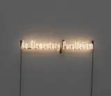 Joseph Kosuth, An Elementary Parallelism
