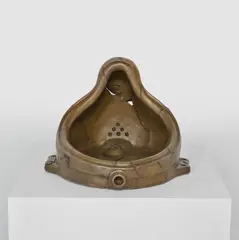 Mike Bidlo, Fractured Fountain (Not Duchamp Fountain 1917), 2015, Cast bronze multiple
