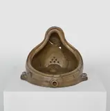 Mike Bidlo, Fractured Fountain (Not Duchamp Fountain 1917)