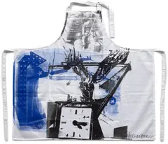 Robert Rauschenberg, Untitled (Apron), 1997, Unique screenprint in colors, on cotton apron