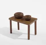 Man Ray, Table for Two, 1944/1973, Stained wood multiple