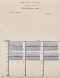 Brian O'Doherty, Portrait of Marcel Duchamp: Mounted Cardiogram, 1966/2012, Print and collage in colors, on Chine collé to wove paper, with full margins