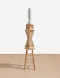 Tetsuya Yamada, Morice, 2007, Unique glazed earthenware and plywood sculpture