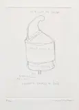 Marcel Duchamp, Pulled at Four Pins (S. 609), 1964, Etching, on Pescia paper, with full margins