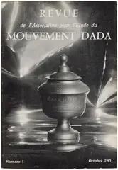 Marcel Duchamp, 'Revue de l’Association pour l’Étude du Mouvement Dada,' October 1965 (see S. 618), 1965, The complete book, with Urn with the Ashes of Duchamp['s Cigar] by Marcel Duchamp on the cover, with text in English and French, bound (as issued)