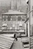 Hotel Courtyard, rue de la Boétie, Paris by Henri Cartier-Bresson, 1953, Gelatin silver print, printed 1984, offered Apr 2026