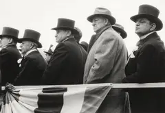 Robert Frank, City Fathers, 1955-1956, Gelatin silver print, probably printed later