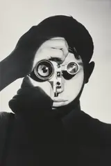 Andreas Feininger, The Photojournalist (Dennis Stock), 1955, Gelatin silver print, printed later