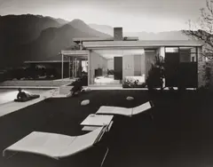 Julius Shulman, Kaufmann House, Palm Springs, 1947, Gelatin silver print, probably printed 1950s