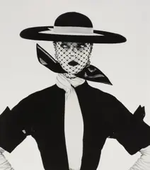 Irving Penn, Black and White Vogue Cover (Jean Patchett), New York, 1950, Gelatin silver print, printed 1984