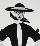 Irving Penn, Black and White Vogue Cover (Jean Patchett), New York