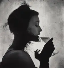 Irving Penn, Girl Drinking (Mary Jane Russell), New York, 1949, Gelatin silver print, printed 1983