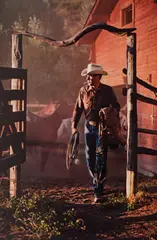 Ernst Haas, Marlboro Man, late 1970s, Dye transfer print, mounted