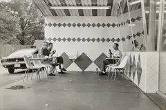 William Eggleston, Untitled (men at snack bar), 1960-1965, Gelatin silver print