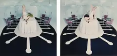 Matthew Barney, Cremaster 1: Goodyear Lounge, 1995, Chromogenic print diptych, in artist's self-lubricating acrylic frames