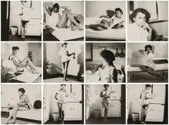 Lorna Simpson, Summer '57/Summer '09, 2009, Twelve gelatin silver prints