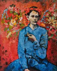 Boy with a Pipe, after Pablo Picasso from Pictures of Pigment by Vik Muniz, 2006, Chromogenic print, sold Apr 2026