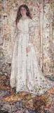 Vik Muniz, Symphony in White, No. 1: The White Girl, after James Whistler from Pictures of Magazines 2, 2013, Chromogenic print