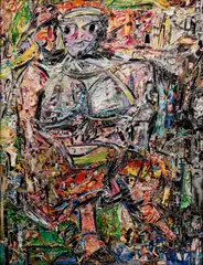 Woman I, after De Kooning from Pictures of Magazines 2 by Vik Muniz, 2013, Chromogenic print, sold Apr 2026