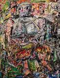 Vik Muniz, Woman I, after De Kooning from Pictures of Magazines 2, 2013, Chromogenic print