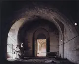 Robert Polidori, La Statue Équestre de Louis XIV par le Bernin, L'Orangerie, Chateau de Versailles, 1988, Chromogenic print, flush-mounted