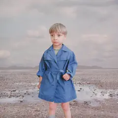 Loretta Lux, Boy in a blue raincoat 2, 2001, Dye destruction print