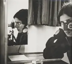 Ilse Bing, Self Portrait with Leica, 1931, Gelatin silver print, printed 1989