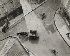 André Kertész, Carrefour, Blois, 1930, Gelatin silver print from Photographs, Volume II, printed 1973