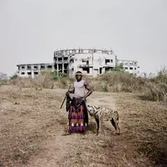 Pieter Hugo, Mohammed Rabiu with Jamis, Ibusa, Nigeria from The Hyena and Other Men, 2007, Chromogenic print