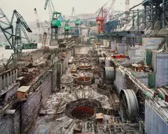 Edward Burtynsky, Dam #6, Yangtze River, China, 2005, Chromogenic print