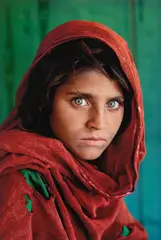 Steve McCurry, Sharbat Gula, Afghan Girl, Pakistan, 1984, Chromogenic print, printed later, flush-mounted