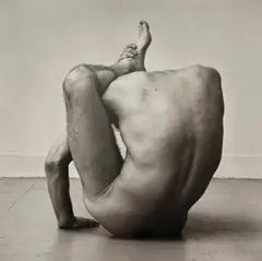 Peter Hujar, Gary in Contortion (II), 1979, Pigment print, printed 2021 by Gary Schneider