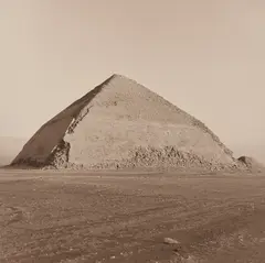 Lynn Davis, Bent Pyramid, Dashur, Cairo, Egypt, 1997, Selenium toned gelatin silver print, printed 1998