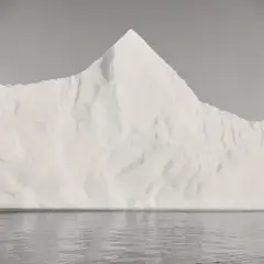 Lynn Davis, Iceberg XV, Disko Bay, Greenland, 2007, Gelatin silver print, printed 2007