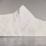 Lynn Davis, Iceberg XV, Disko Bay, Greenland, 2007, Gelatin silver print, printed 2007