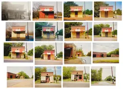 William Christenberry, The Bar-B-Q Inn, Greensboro, Alabama, 1964-1991, Sixteen pigment prints, printed later