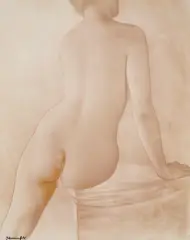Erwin Blumenfeld, Back, Paris, 1938, Unique toned gelatin silver print