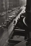 Ruth Orkin, Man in Rain, W. 88th St., N.Y.C., 1952, Gelatin silver print, printed later