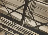 Walker Evans, New York Railroad Tracks (Brooklyn Bridge), 1929, Gelatin silver print