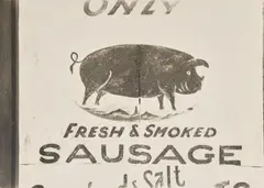 Walker Evans, Fresh and Smoked Sausage, 1936, Gelatin silver print, likely printed later