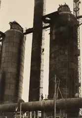 Margaret Bourke-White, Magnitogorsk, Russia, circa 1931, Gelatin silver print with black inked borders