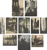 Alvin Langdon Coburn, New York, London: Duckworth & Co., and New York: Brentano's, 1910. Complete volume of 20 hand-pulled photogravures. Forward by H. G. Wells, signed in ink by Wells. Folio, 1/4 gilt-lettered leather and gray boards